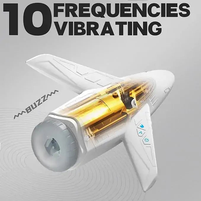 Jet Fighter Heated Automatic Male Masturbator