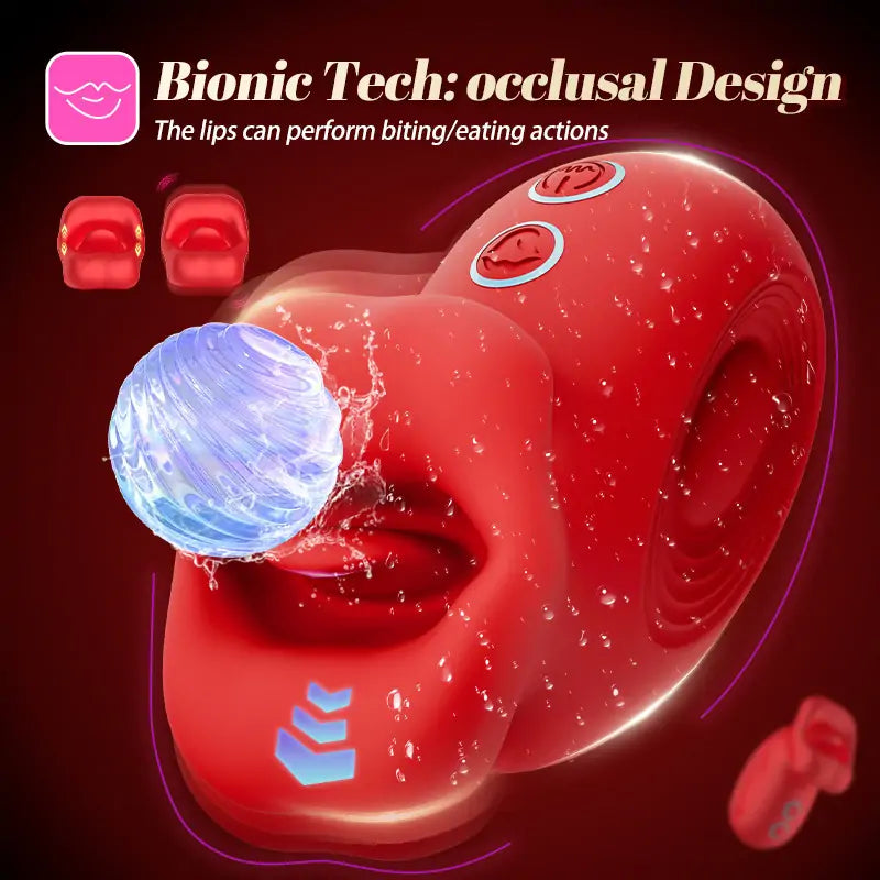 Kiss Lips Vibrating Clitoral Sucking Toys