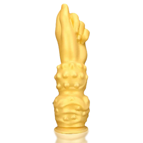 Golden Titan Fist Fantasy Dildo