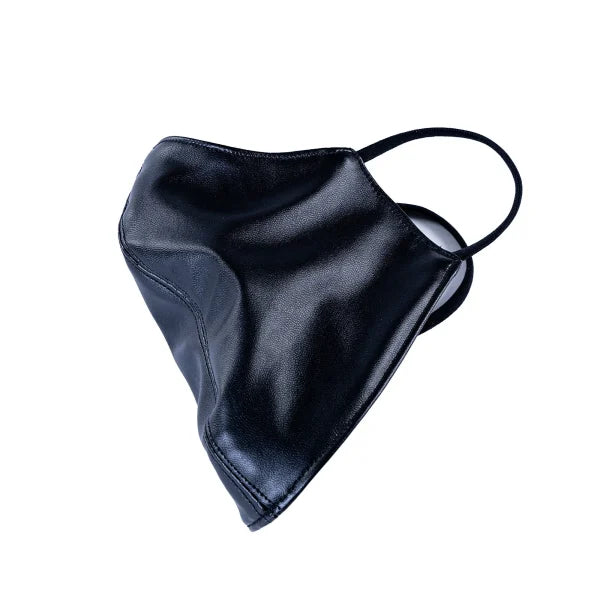Black Leather Dildo Mask
