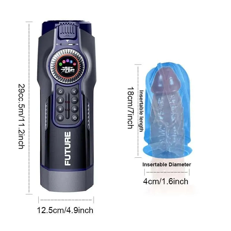Leten 708 3rd Future Electric Heating Male Masturbator - Limited Edition