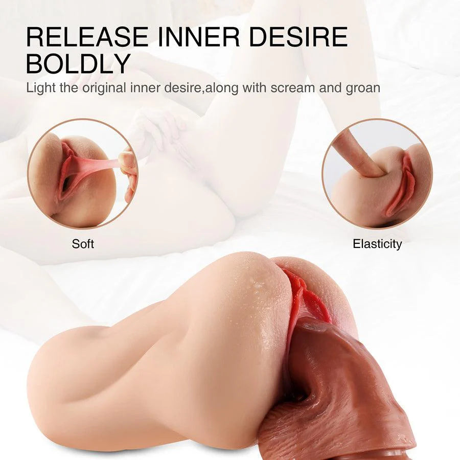 Lifelike Pocket Pussy Clear Skin