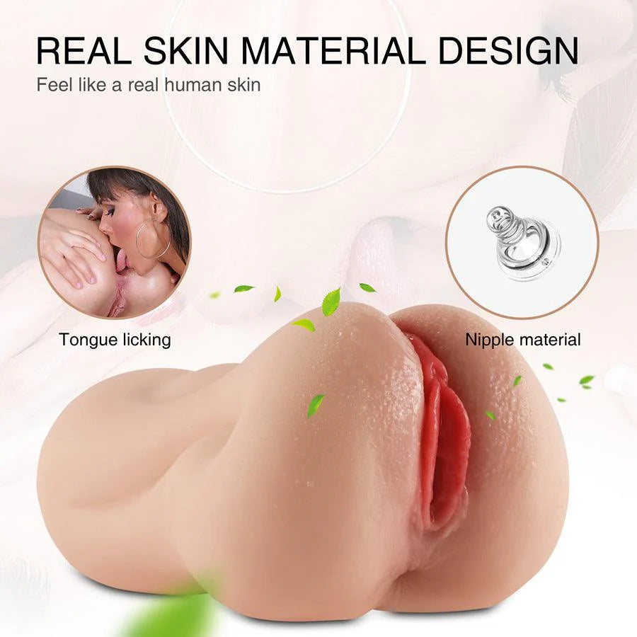 Lifelike Pocket Pussy Clear Skin