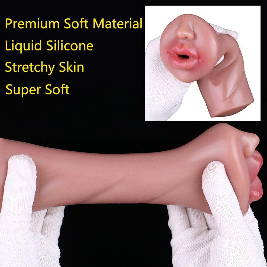 Male Mouth Masturbator Silicone Oral