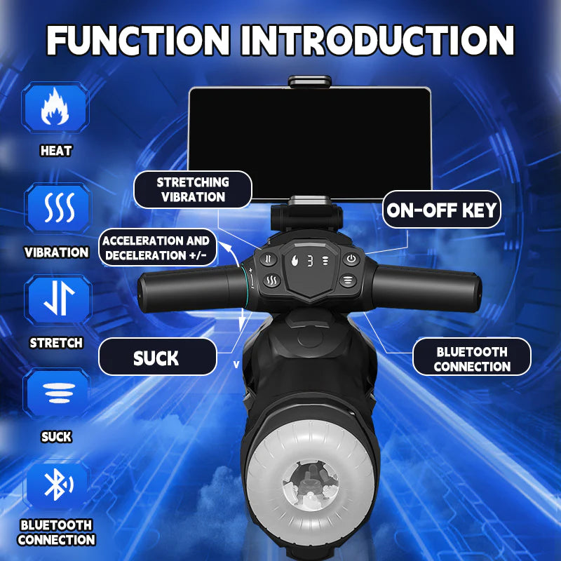 Motorcycle Male Sex Toy Telescopic Cup