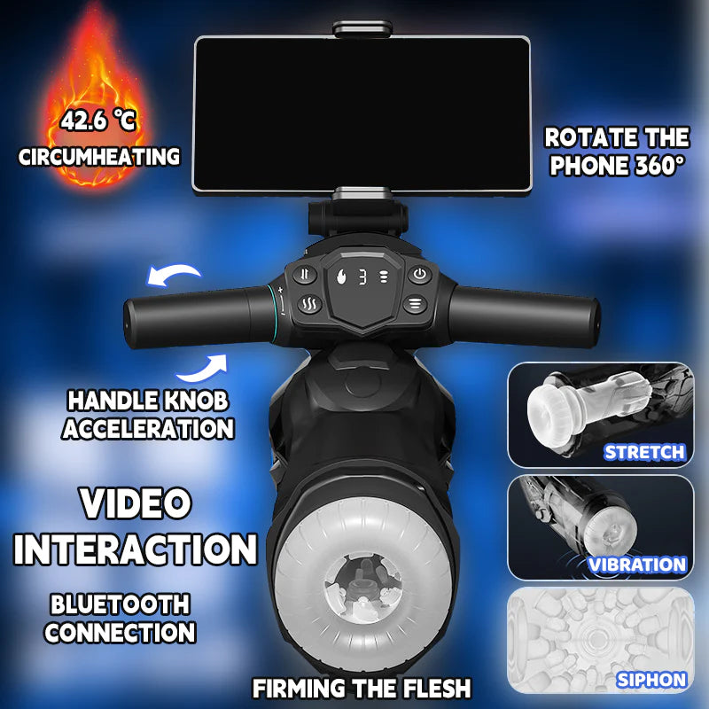 Motorcycle Male Sex Toy Telescopic Cup