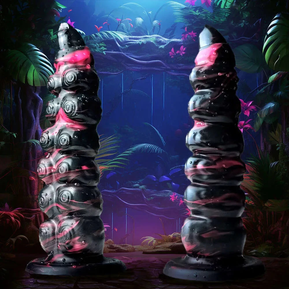 Mutant Caterpillar - Fantasy Knot Dildo 8.7 Inches