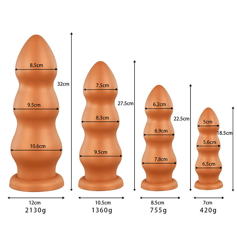 Nuke Dildo 4 Sizes Liquid Silicone