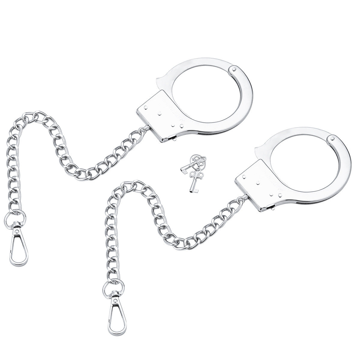 Plug Bondage With Handcuffs Metal Design