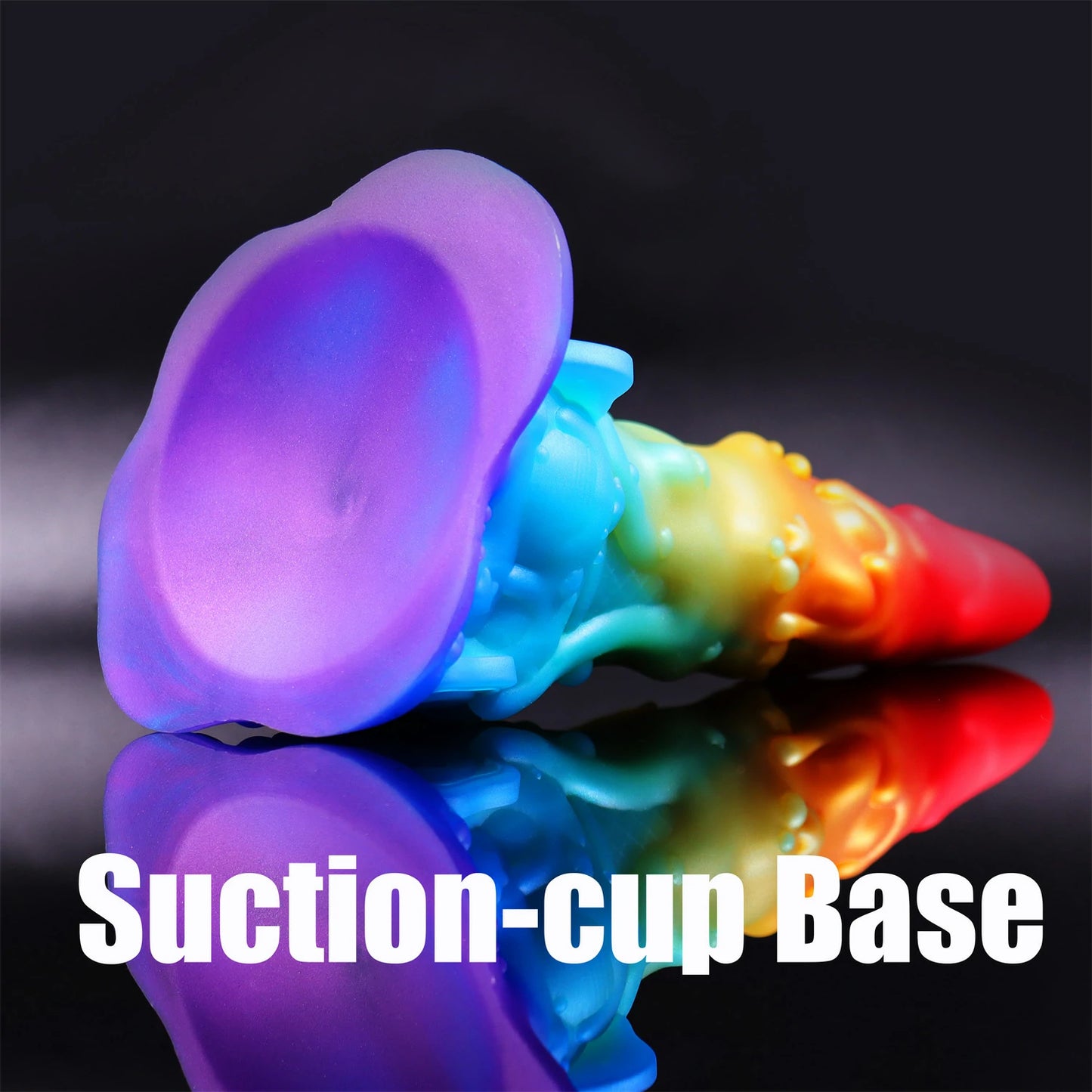 Flexible Rainbow Ice Cream Dildo