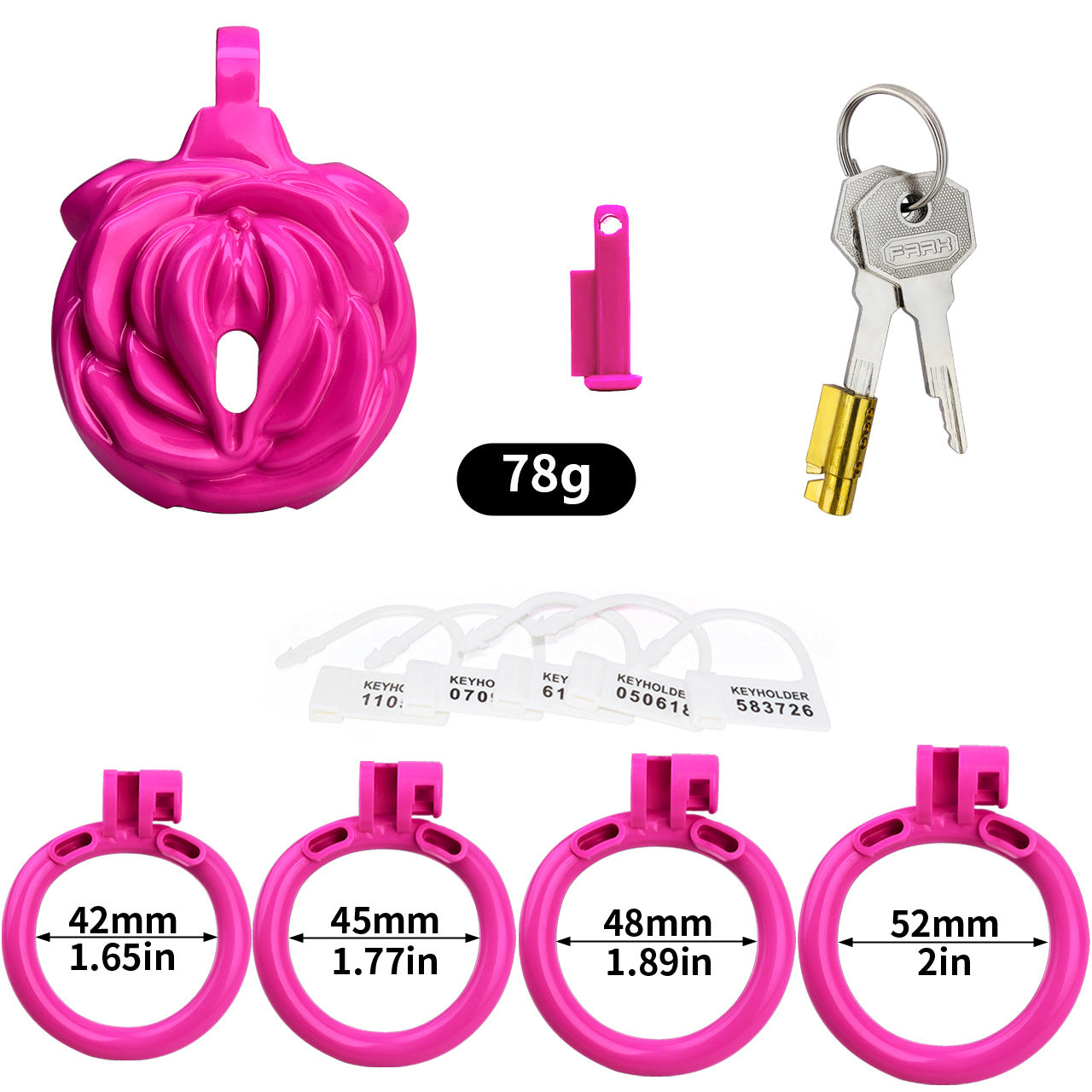 Petal Lock Chastity Cage
