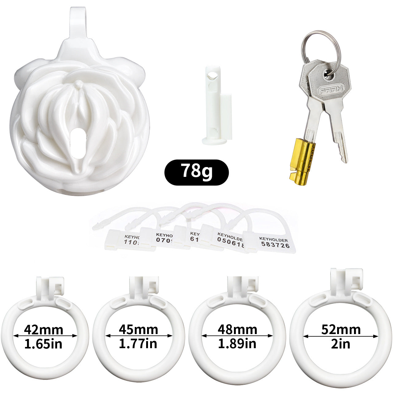 Petal Lock Chastity Cage