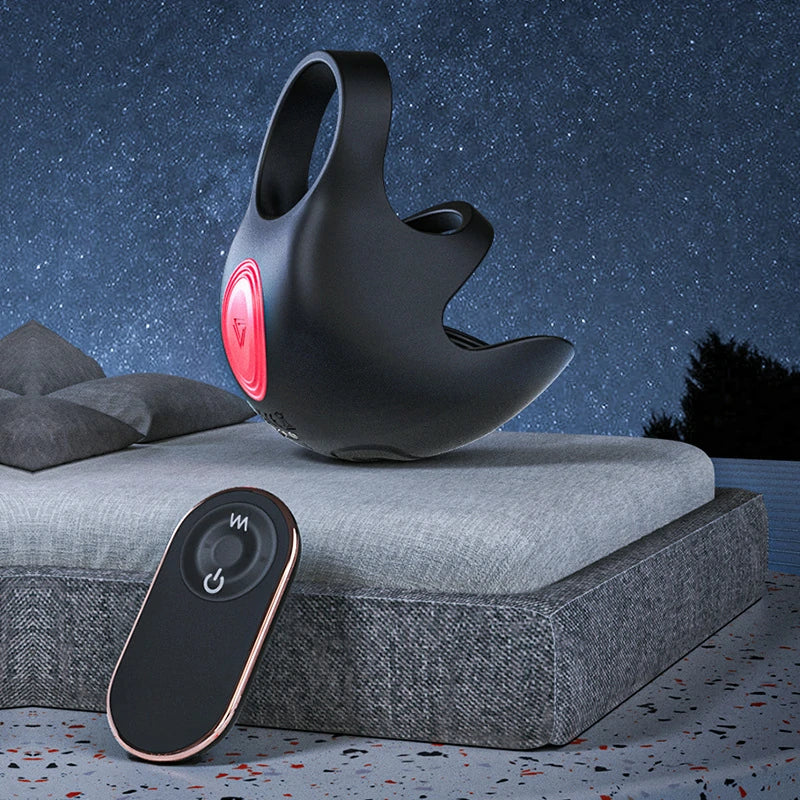 CHAS-RCT Remote Control Dual Vibrating Cock Ring
