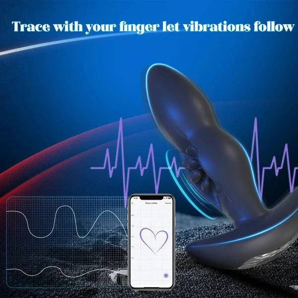 Smart App Flapping Wing Prostate Massager with Dual Stimulation