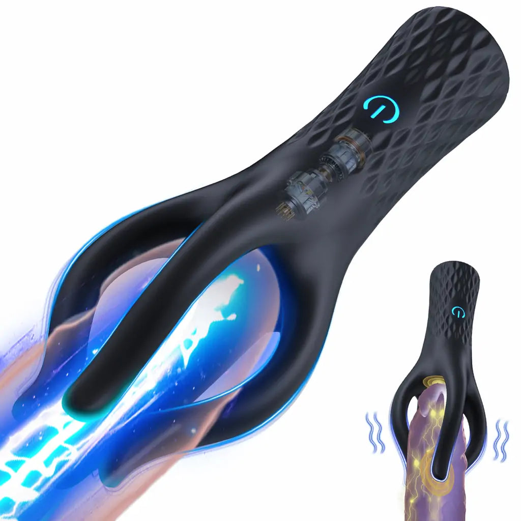 Octopus Penis Vibrator with 360° Wrap