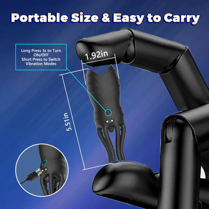 Octopus Vibrating Glans Trainer – Male Masturbators