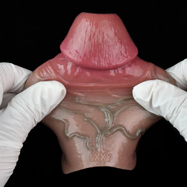 Open Ended Cock Sleeve Girthy Silicone Soft Material