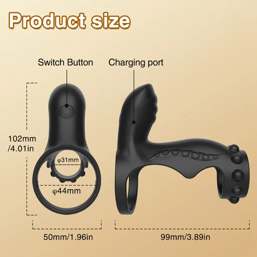 Penis Delay Ring 10 Vibration Modes