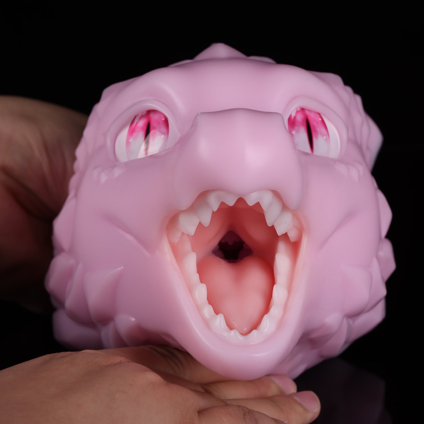 Pink Dragon Head Fantasy Stroker
