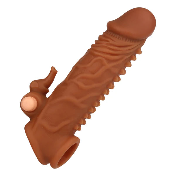 Rabbit Penis Sleeve with Vibrating Bullet