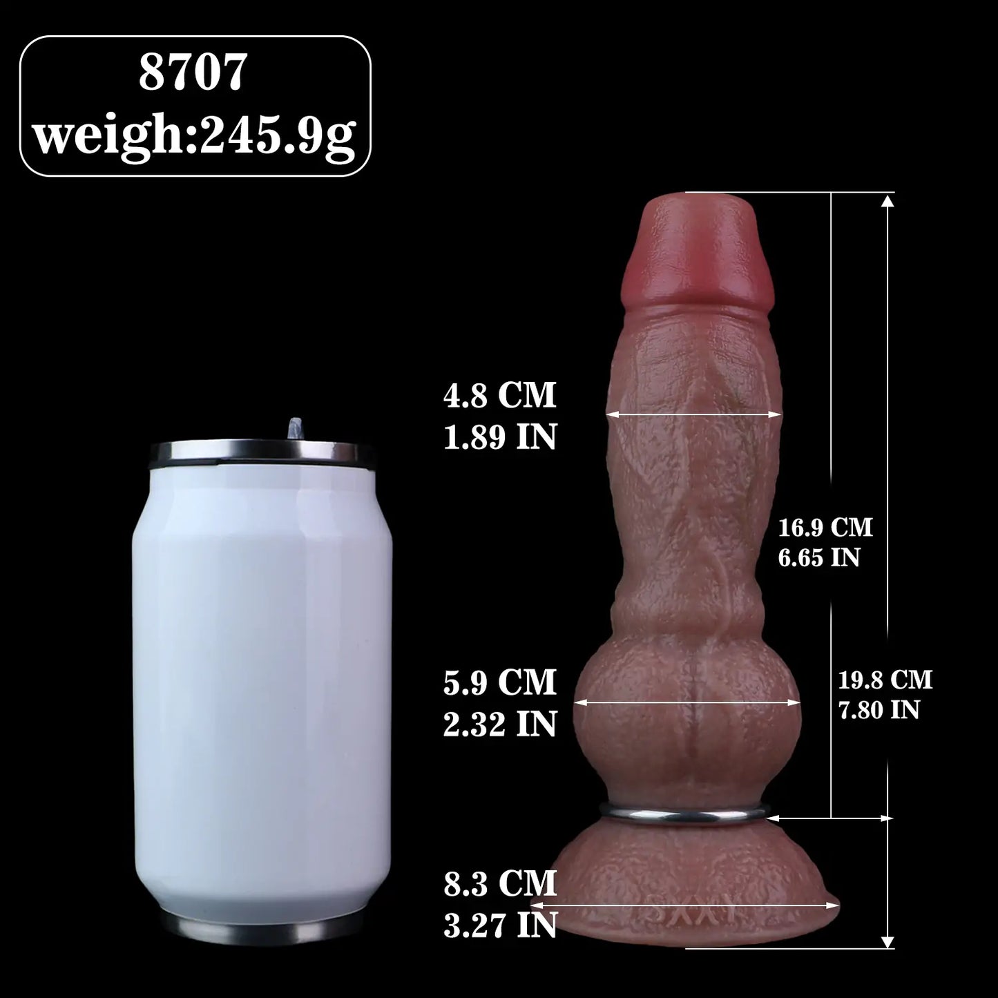 Realistic Ovipositor Dildo with Suction Cup
