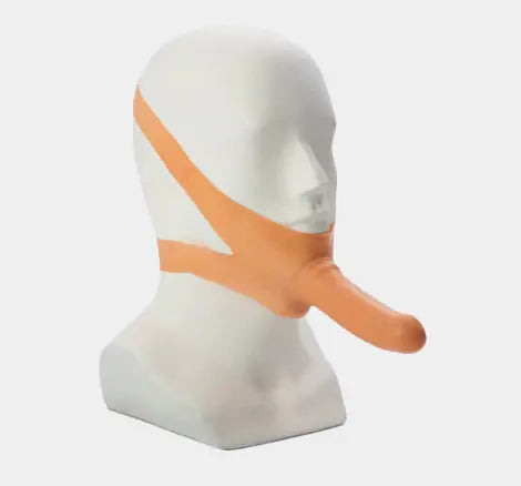 Realistic Silicone Face Strap-On Dildo