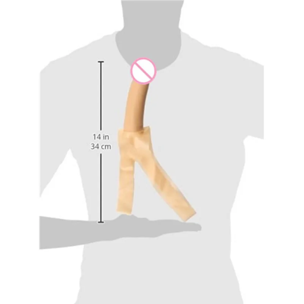 Realistic Silicone Face Strap-On Dildo