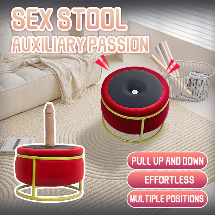 Red Seat Dildo Chair Machine