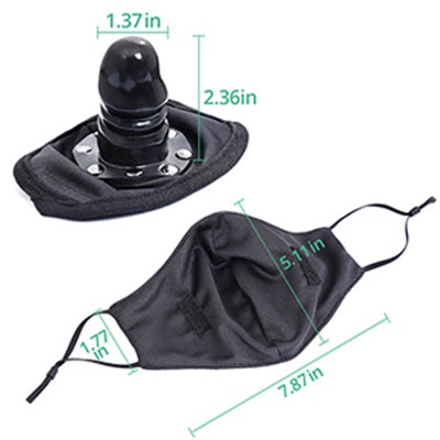 Removable Dildo Mask Cosplay Gag