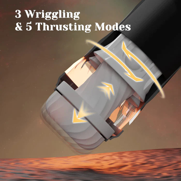 Rocket Man - Realistic Textured Electric Stroker