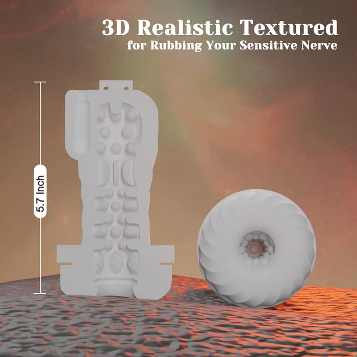 Rocket Man - Realistic Textured Electric Stroker