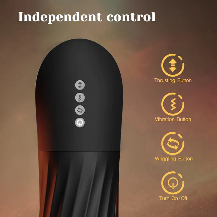 Rocket Man - Realistic Textured Electric Stroker