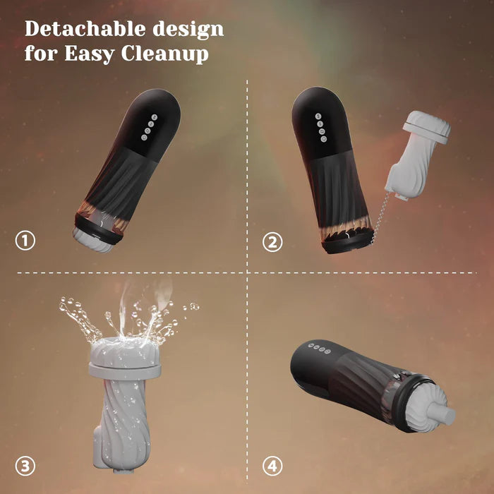 Rocket Man - Realistic Textured Electric Stroker