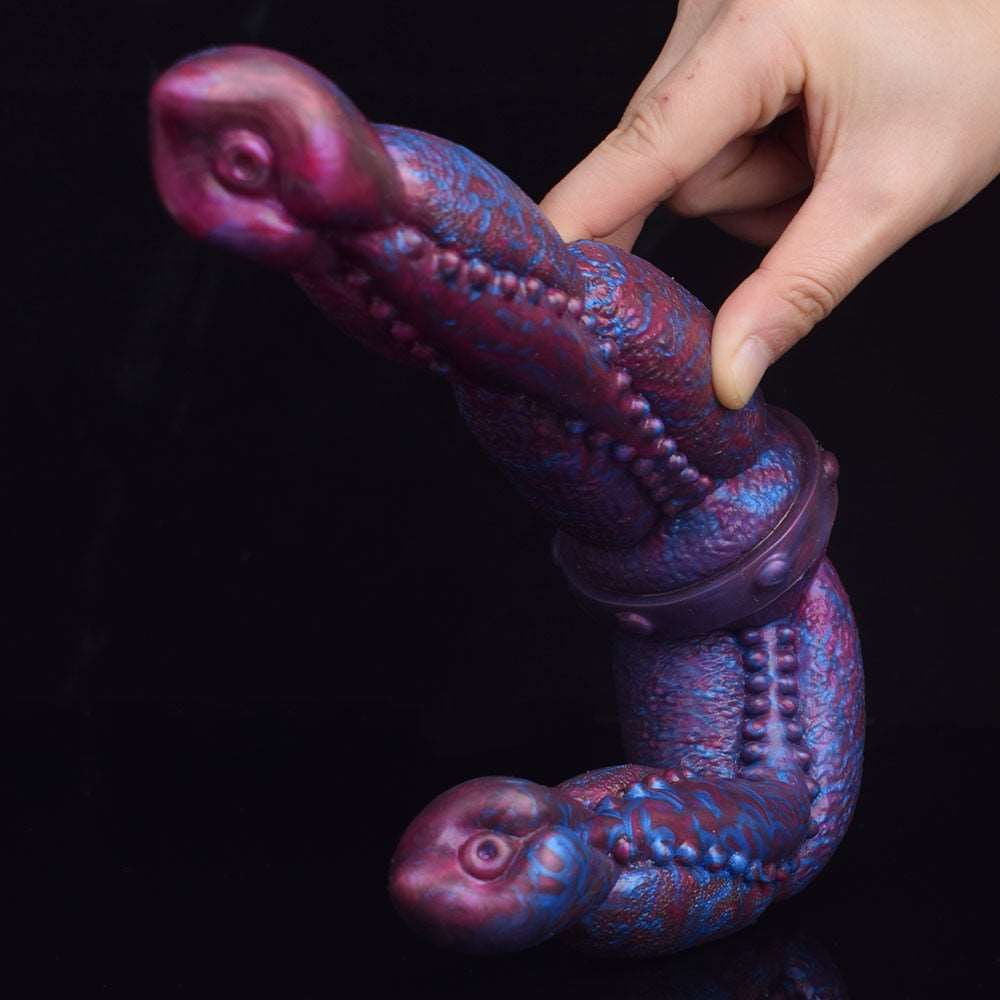 🐎 16.9-Inch Nadira - Huge Double Ended Equine Dildo