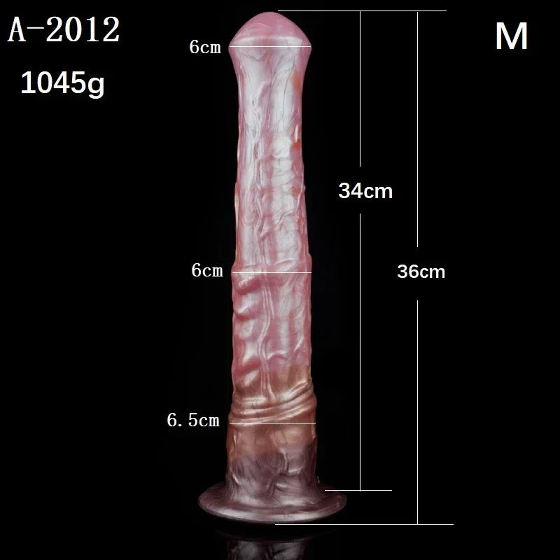 Huge Horse Anal Dildo Buttplug - Realistic Silicone Animal Dildos Suction Cup Sex Toys