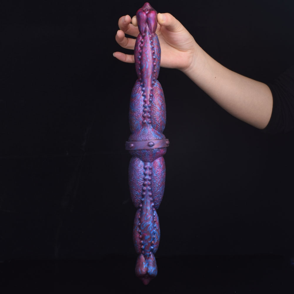 🐎 16.9-Inch Nadira - Huge Double Ended Equine Dildo