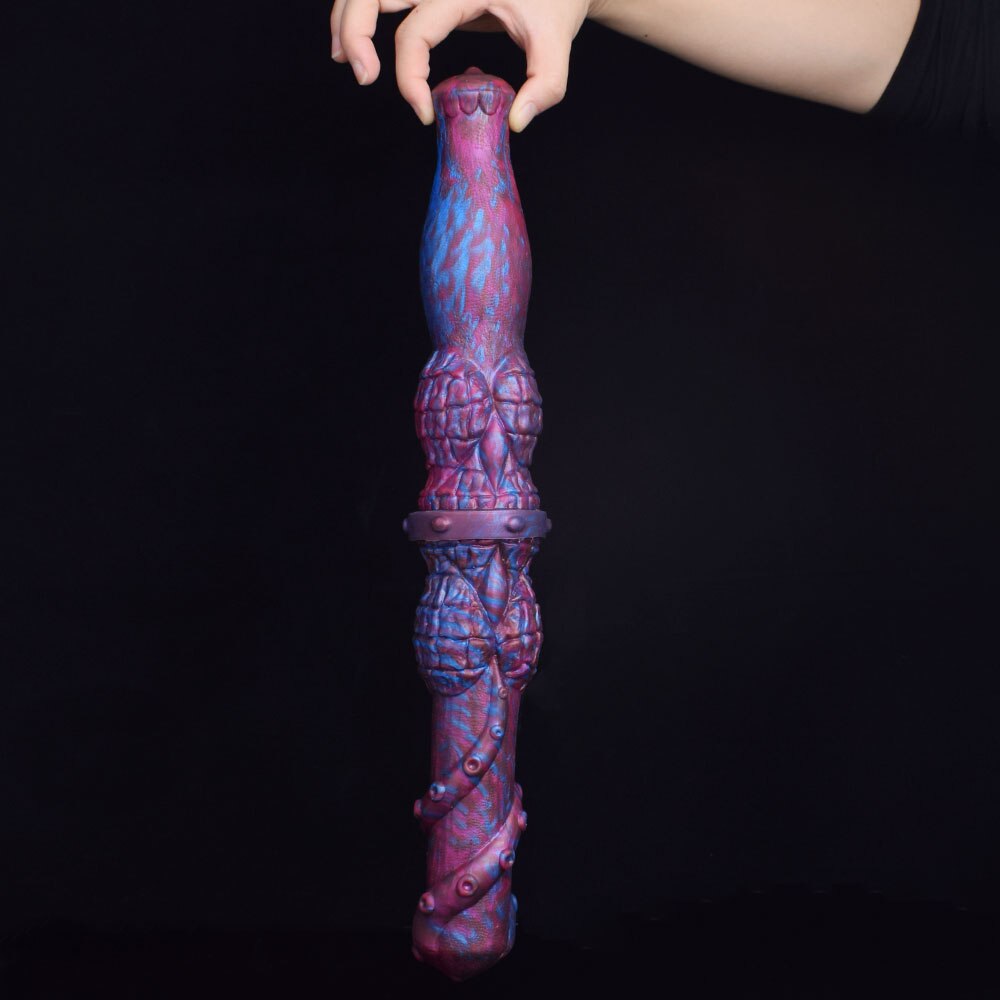 🐴 🦑 16.9-Inch ICARIA - Horse Tentacle Double Ended Dildo