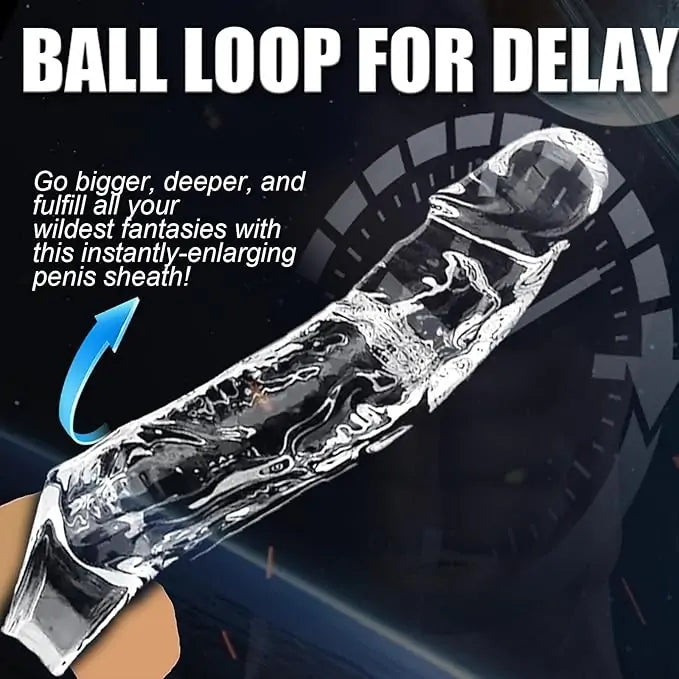 Seamless Penis Extenders - Clear Sleeve