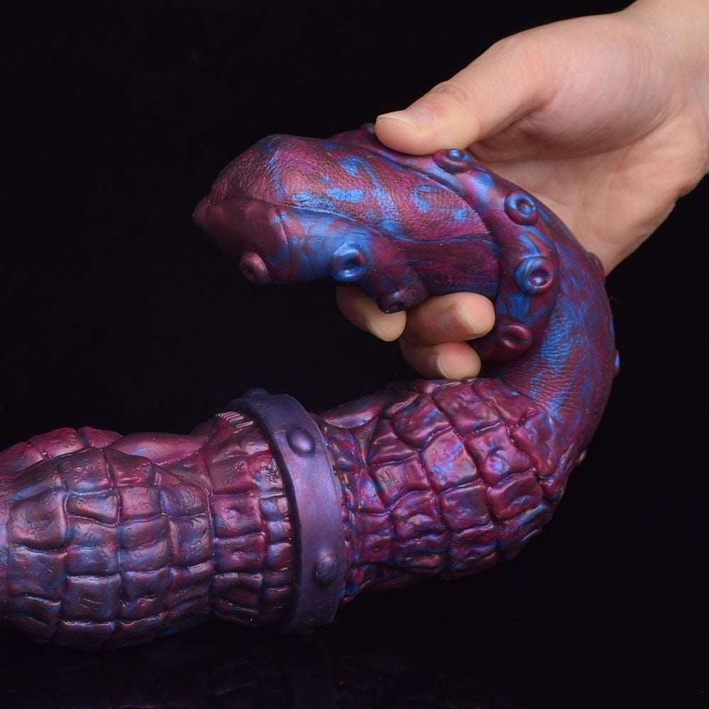🐴 🦑 16.9-Inch ICARIA - Horse Tentacle Double Ended Dildo