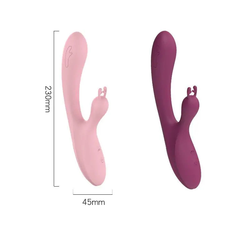 Silicone Rabbit G-Spot Vibrator Stick