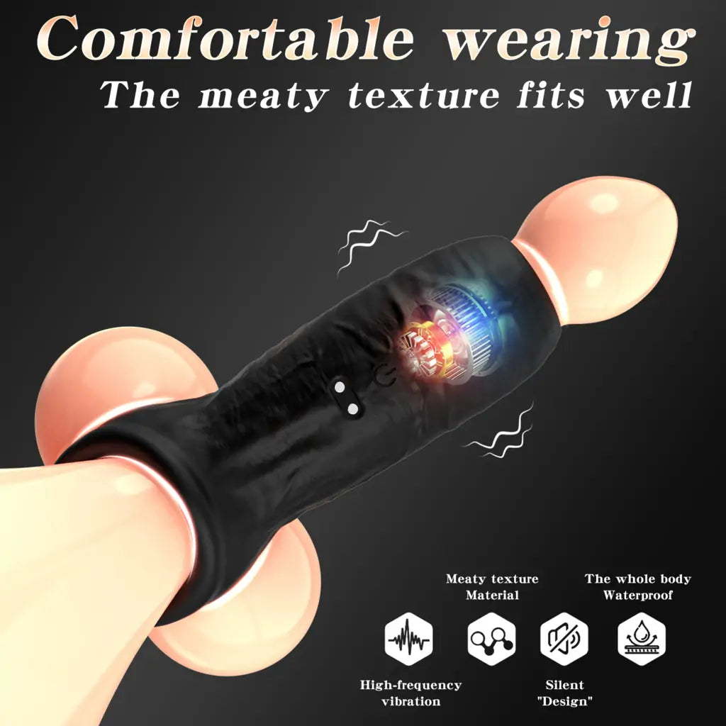 Smart App-Control Vibrating Cock Ring short
