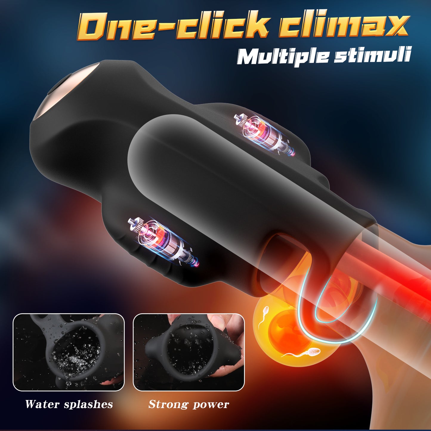 Smart Dual Vibration Penis Ring