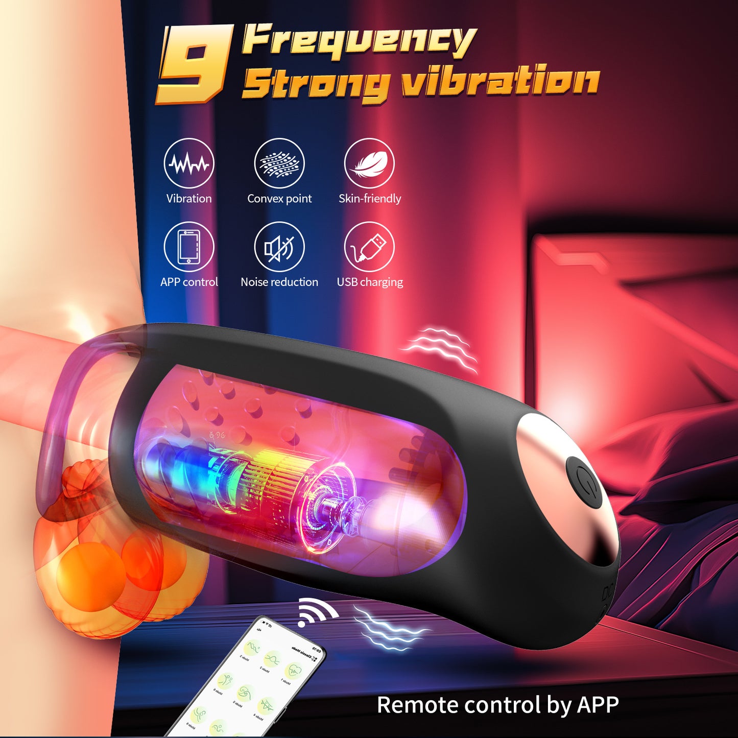 Smart Dual Vibration Penis Ring