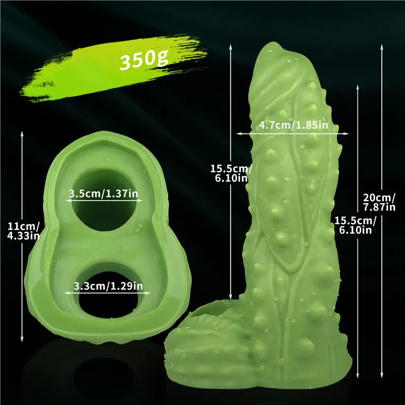 Spiked Fantasy Wolf Penis Sleeve