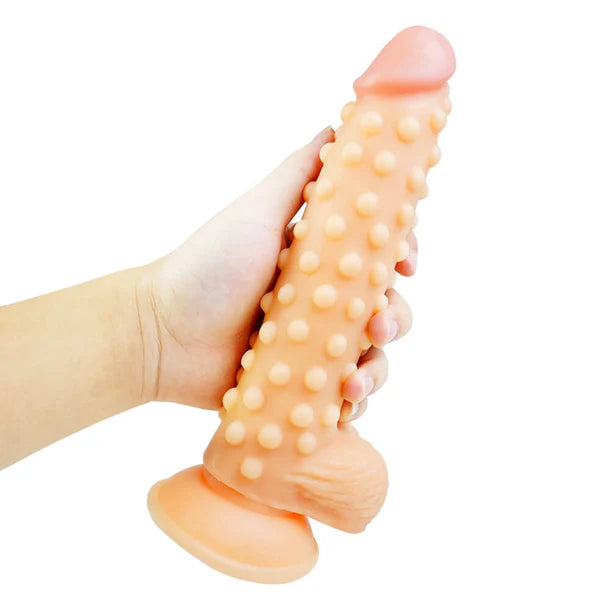 Spiked Realistic Dildo 9.4 Inches