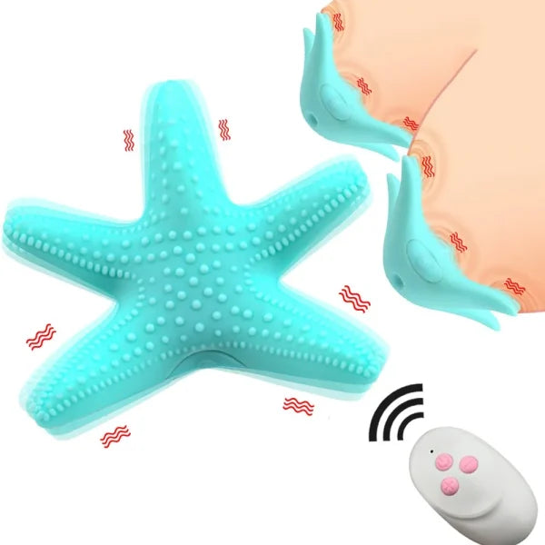 Starfish Vibrator With Remote Control