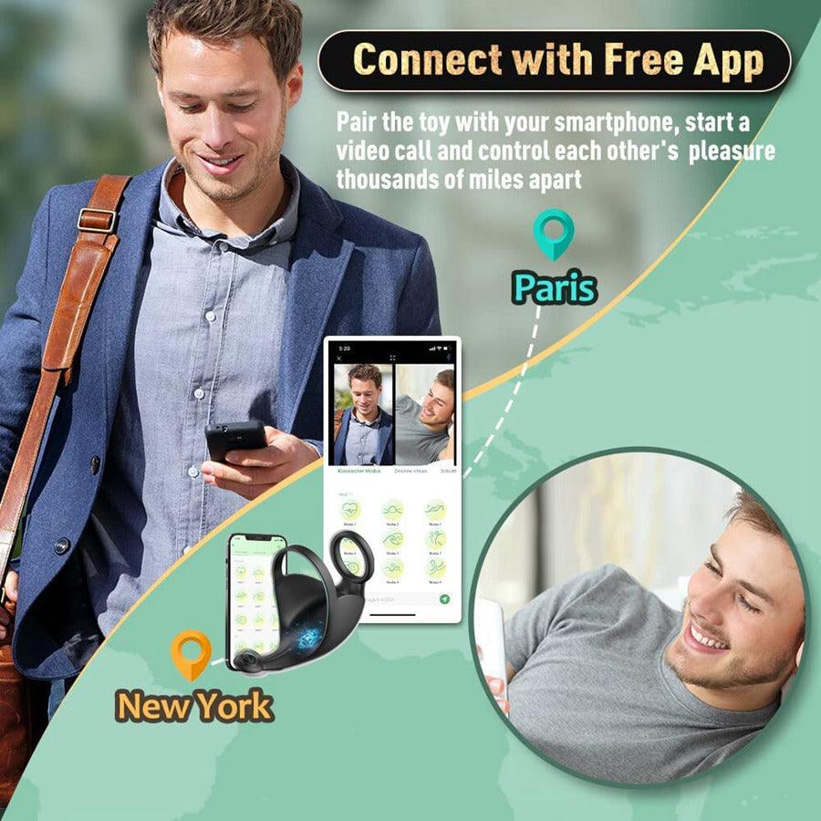 Stingray - Vibrating Testicle Ring App Control