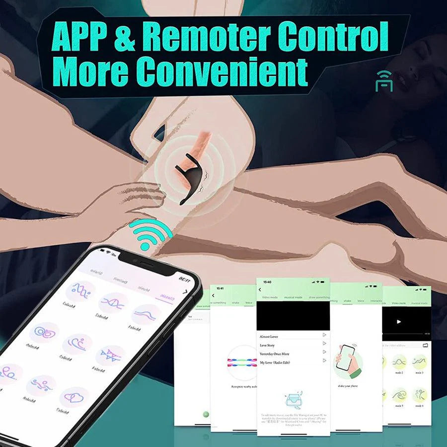Stingray - Vibrating Testicle Ring App Control