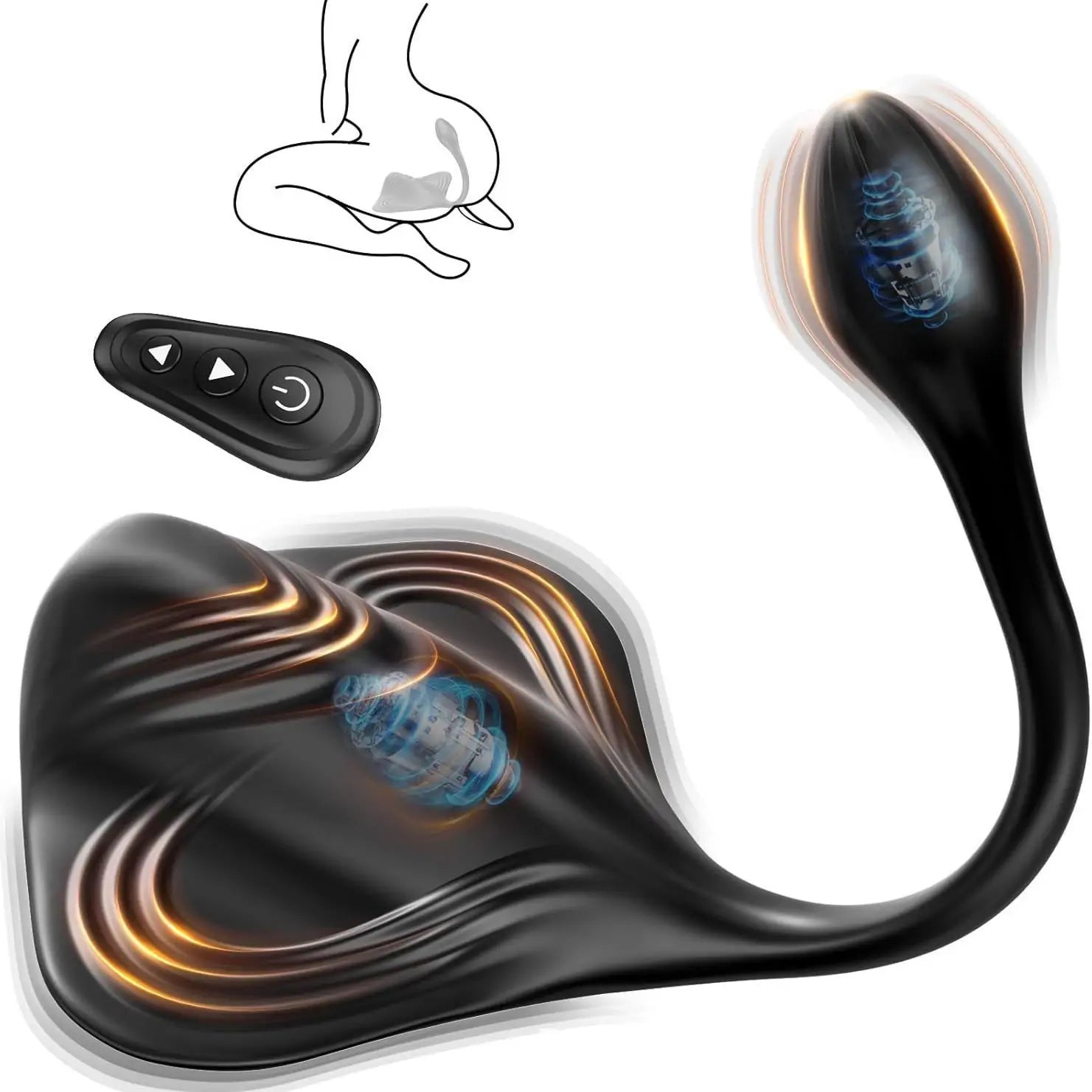 vibromasseur prostate Aura Wand Massager - 20 vibration modes & 8 intensity levels