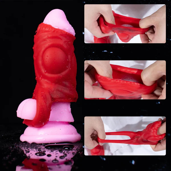 Stretchy Fantasy Penis Sleeve Monster Design